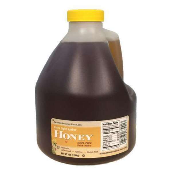 Natural American Foods 3lbs Ela Honey, PK6 F425